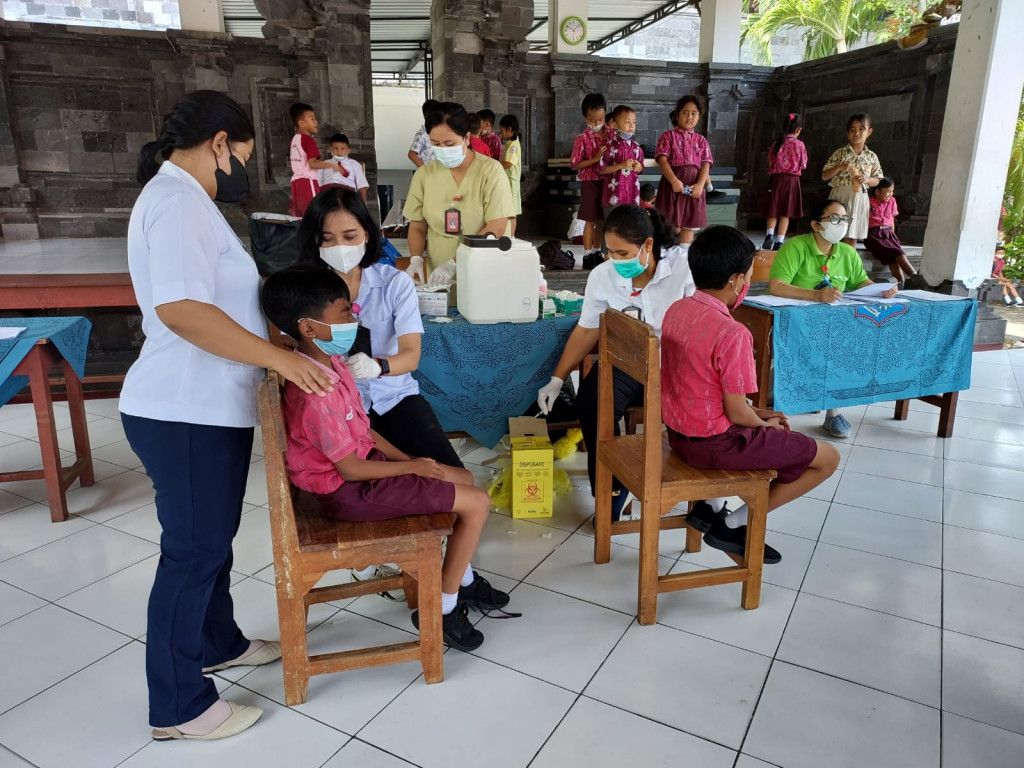 Pelaksanaan BIAS di SD 1 dan 7 Benoa, 9 November 2022